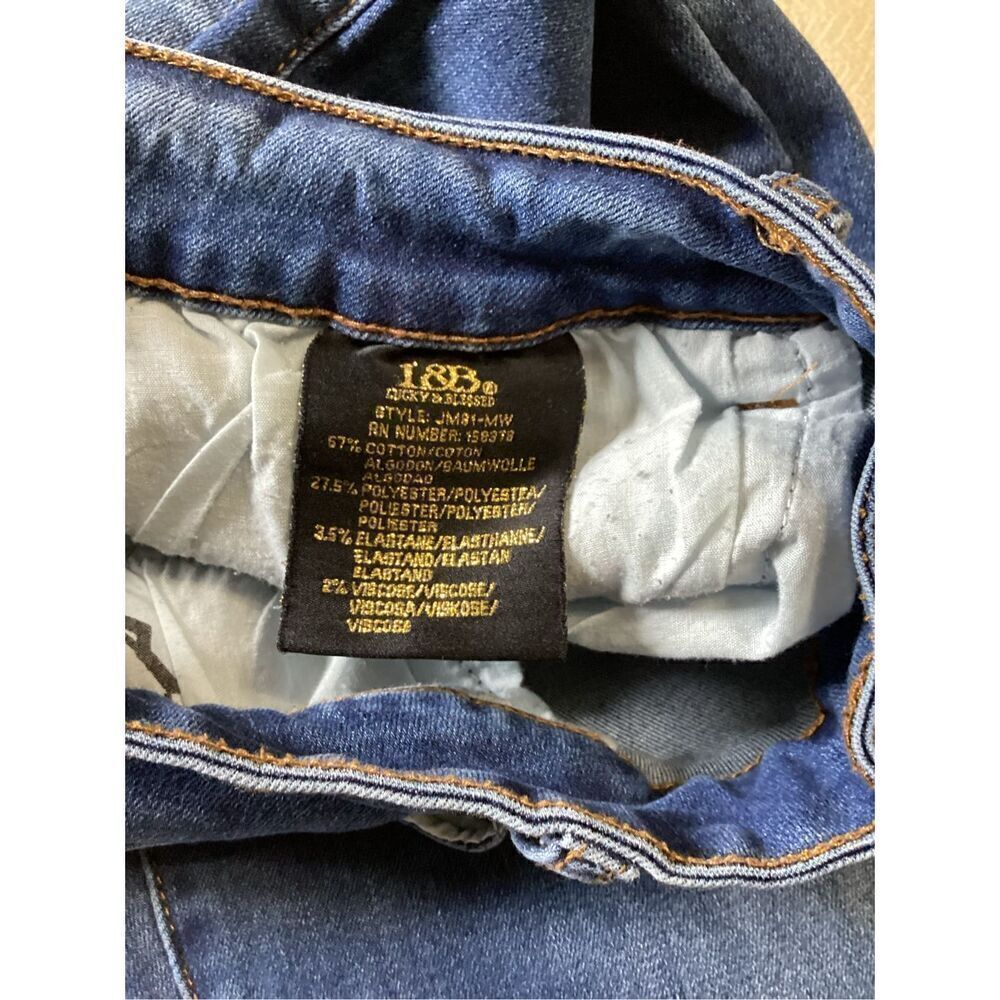 L & B Midrise Super Flared Distressed Jeans 14 - Picture 6 of 8